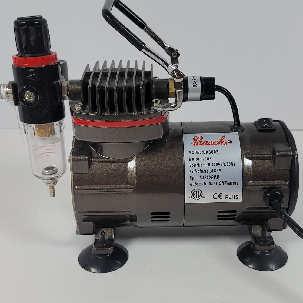 Paasche DA300R 1/5 HP Airbrush Compressor Oil-Less Piston Parts Repair